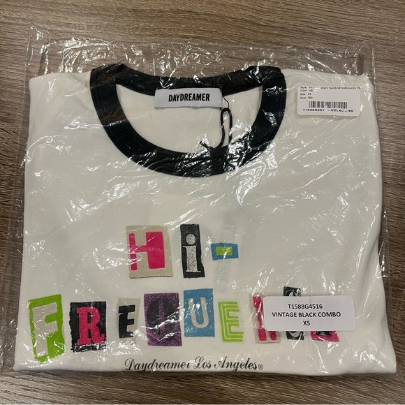 NWT Daydreamer Hi-Frequency Ransom Shrunken Tee - Picture 7 of 7